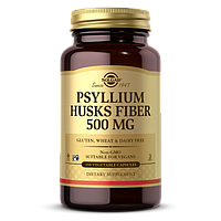 Клетчатка из шелухи семян подорожника Solgar (Psyllium Husk Fiber) 500 мг 200 вегетарианских капсул