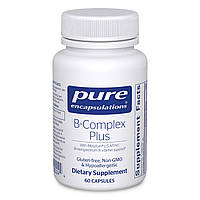 Комплекс витаминов В Pure Encapsulations (B-Complex Plus) 60 капсул