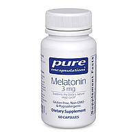 Мелатонин Pure Encapsulations (Melatonin) 3 мг 60 капсул