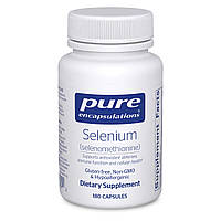 Селен селенометионин Pure Encapsulations (Selenium Selenomethionine) 180 капсул