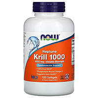 Масло криля 1000 Now Foods (Krill 1000) 1000 мг 120 желатиновых капсул