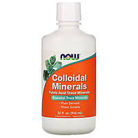 Коллоидные минералы Now Foods (Colloidal Minerals) 946 мл