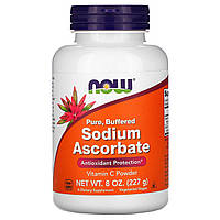 Аскорбат натрия порошок Now Foods (Sodium Ascorbate) 227 г