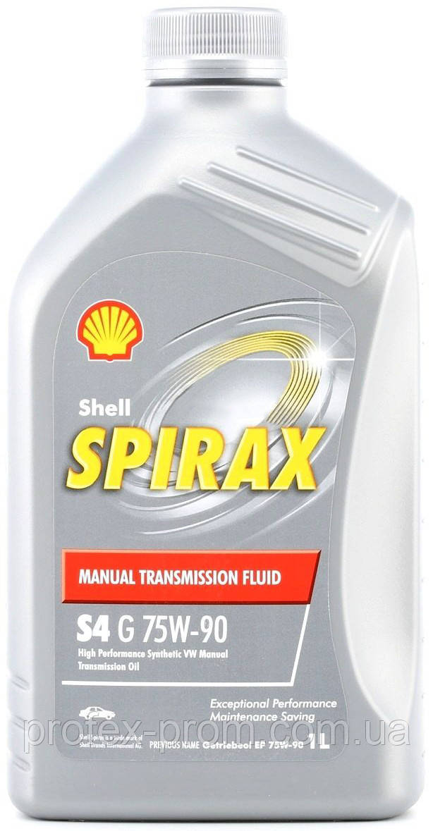 Олива Shell Spirax S4 G 75w90 1л (шт.)