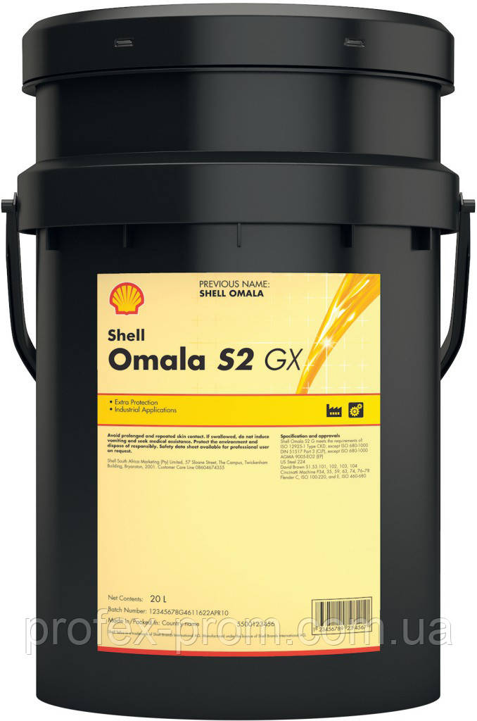 Олива Shell Omala S2 GX 460, 20л (л.)