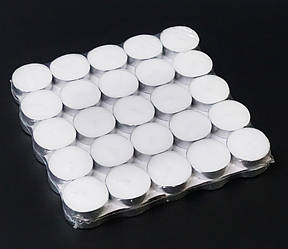 Свічка чайна Таблетка 2,5 години горіння (паковання 50 штук)