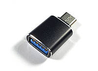 Переходник OTG Адаптер c USB на USB Type-C Металл USB 3.0 USBC Android