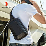 Чоловіча сумка слінг Arctic Hunter XB00126 (Чорний), фото 4