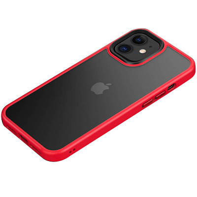 TPU+PC чохол Metal Buttons для Apple iPhone 11 (6.1") TPU+PC, Червоний