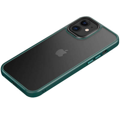 TPU+PC чохол Metal Buttons для Apple iPhone 11 (6.1") TPU+PC, Зелений