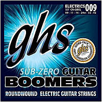 Струны для электрогитары GHS CR-GBXL Sub-Zero Boomers Extra Light Electric Guitar Strings 9/42