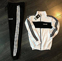 Спортивний костюм Adidas кофта+штани білий весна\осінь турецька двухнитка, Адідас костюм чоловічий
