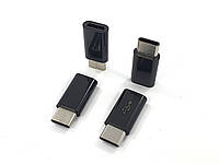 Переходник Адаптер OTG MicroUSB USB Type-C для зарядки и передачи данных
