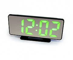 Годинник настільний електронний із будильником і термометром (дзеркальні)