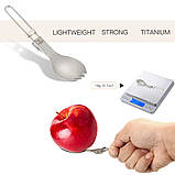 Титанова чашка з кришкою TOMSHOO 450 мл + ложка. Оновлений дизайн, фото 7