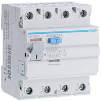 УЗО 25A 300mA 6kA тип A 4 полюси CF425J Hager