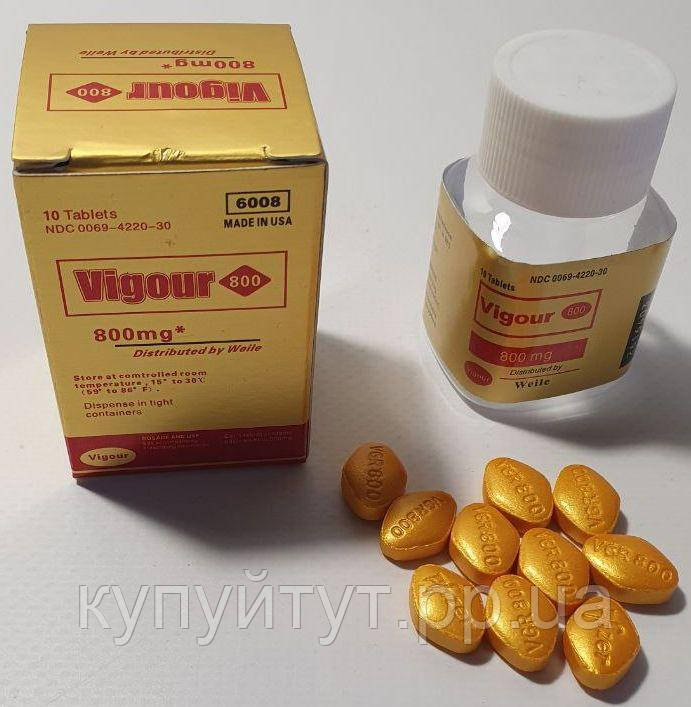 Купить ОРИГИНАЛ VIGOUR 800 препарат для повышения потенции 10шт USA ...