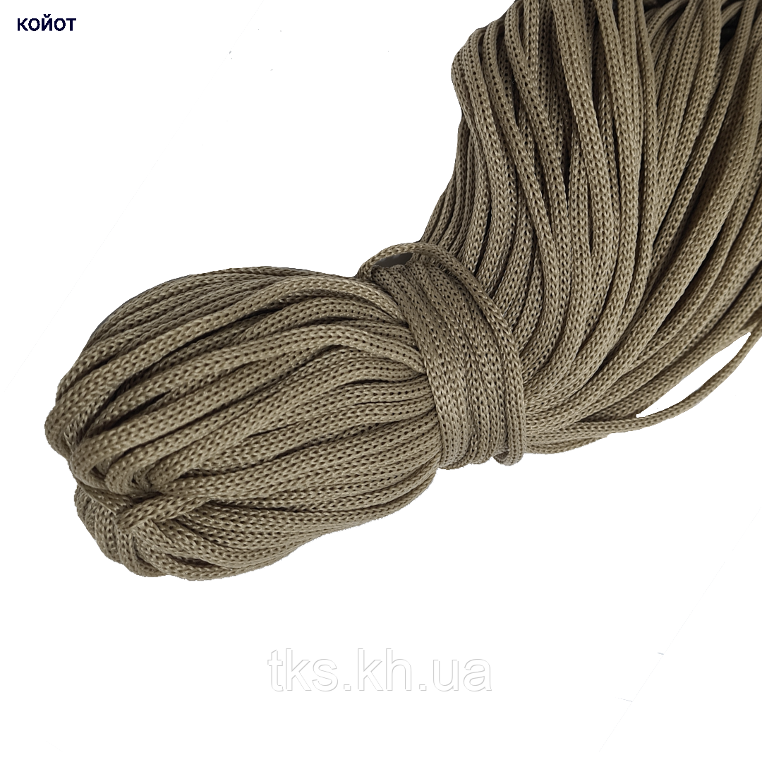 Гамаковий плетений поліефірний шнур 6мм ШПе-6