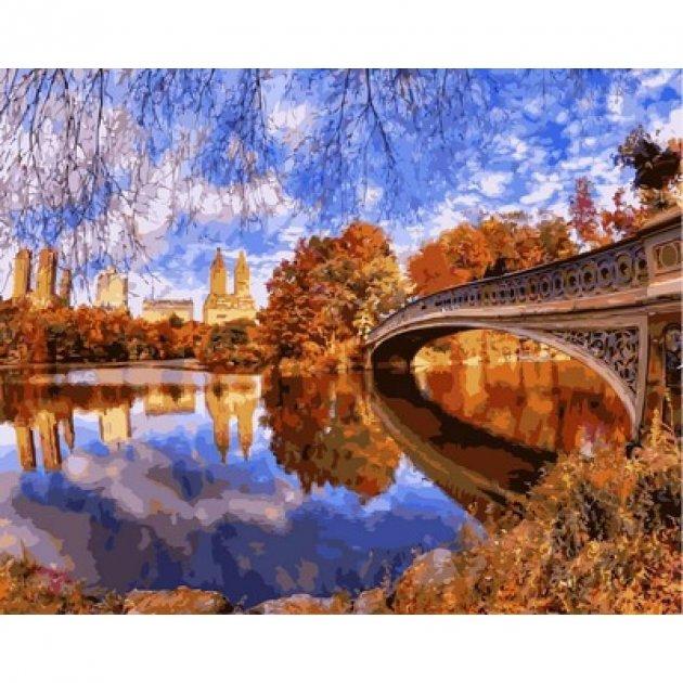 Картина за номерами 40х50 см DIY (без коробки) Міст над річкою (Y5326_O), фото 1