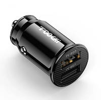 Автомобільний зарядний Toocki Car Charger 3.1A dual-USB 15.5W в прикурювач авто