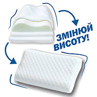 Трехслойная ортопедическая подушка для детей с эффектом памяти Olvi 2507