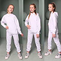 Костюм демісезонний на дівчинку спортивний вік 6-10 років Різні кольори повсякденний костюм-двійка, фото 5