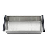 Кухонна мийка GAPPO GS8350 накладна 830x500 мм, нержавіюча сталь, фото 3