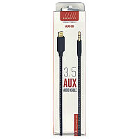 AUX Кабель Profit AU900 3,5 toLightning 1m (Black)