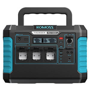 Зарядна станція Romoss RS1500, до 3 кВт, 1328 Втч