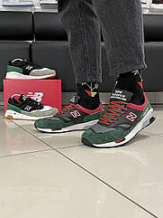 Кросівки New Balance 1500 (зелені) / Весняні чоловічі кросівки New Balance Нью Беланс