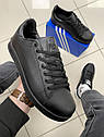 Чоловічі кросівки Адідас Adidas Stan Smith (all black) ||, фото 2