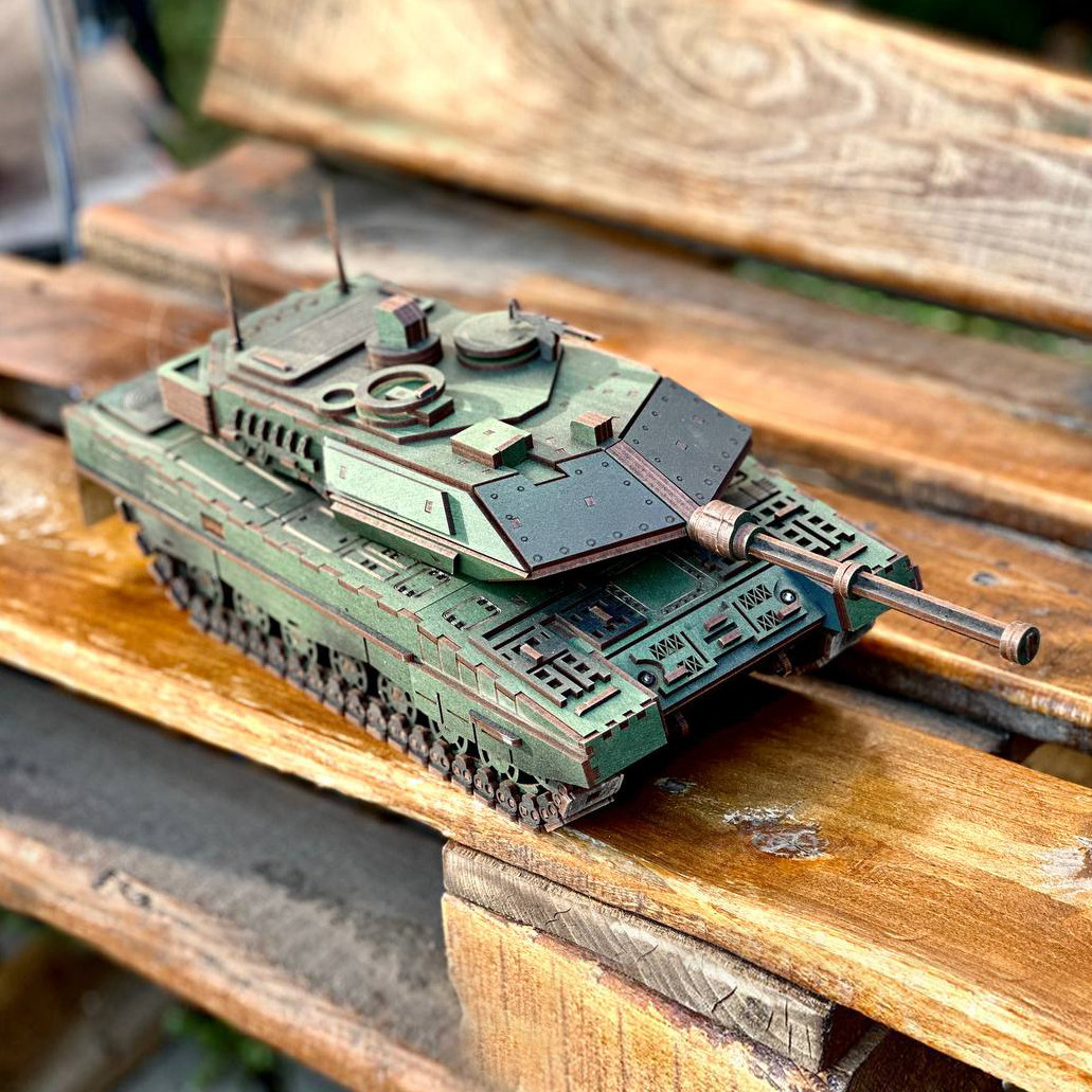 3D конструктор танк Leopard 2. Леопард 2 45х17х15 см