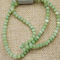 Бусини Котяче око 95 шт 3-4 мм світло-зелене 8 відтінків на вибір