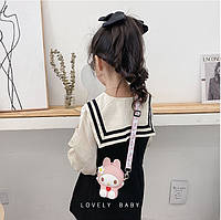 N_10898 Стильная детская силиконовая сумочка-кошелек Зайчик Sanrio