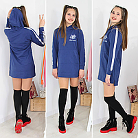 Сукня демісезонна для дівчинки спортивна з капюшоном Сукня - худі вік 6-15 років Різні кольори, фото 7