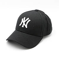 Бейсболка NY унисекс, кепка черная летняя Нью Йорк, бейс XL с регулировкой размера