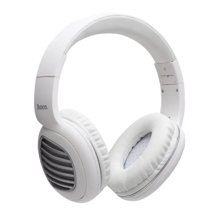 Накладні Bluetooth-навушники з мікрофоном HOCO W23 Brilliant sound White
