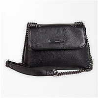Женская кожаная сумка кросс-боди Karya 2376-45 черная