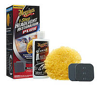 Набір для відновлення фар автомобіля Meguiar's One-Step Headlight Restoration Plus Kit (G1900K)