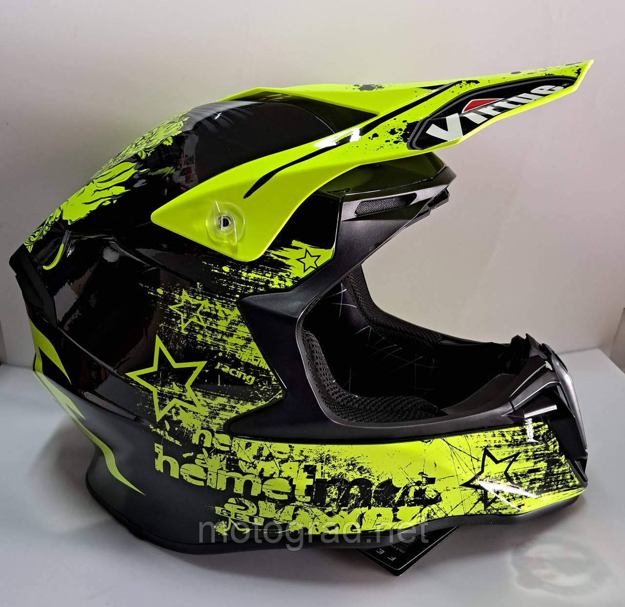 Мото шолом Ендуро мотокрос Helmo Atv Virtue gloss star, фото 1