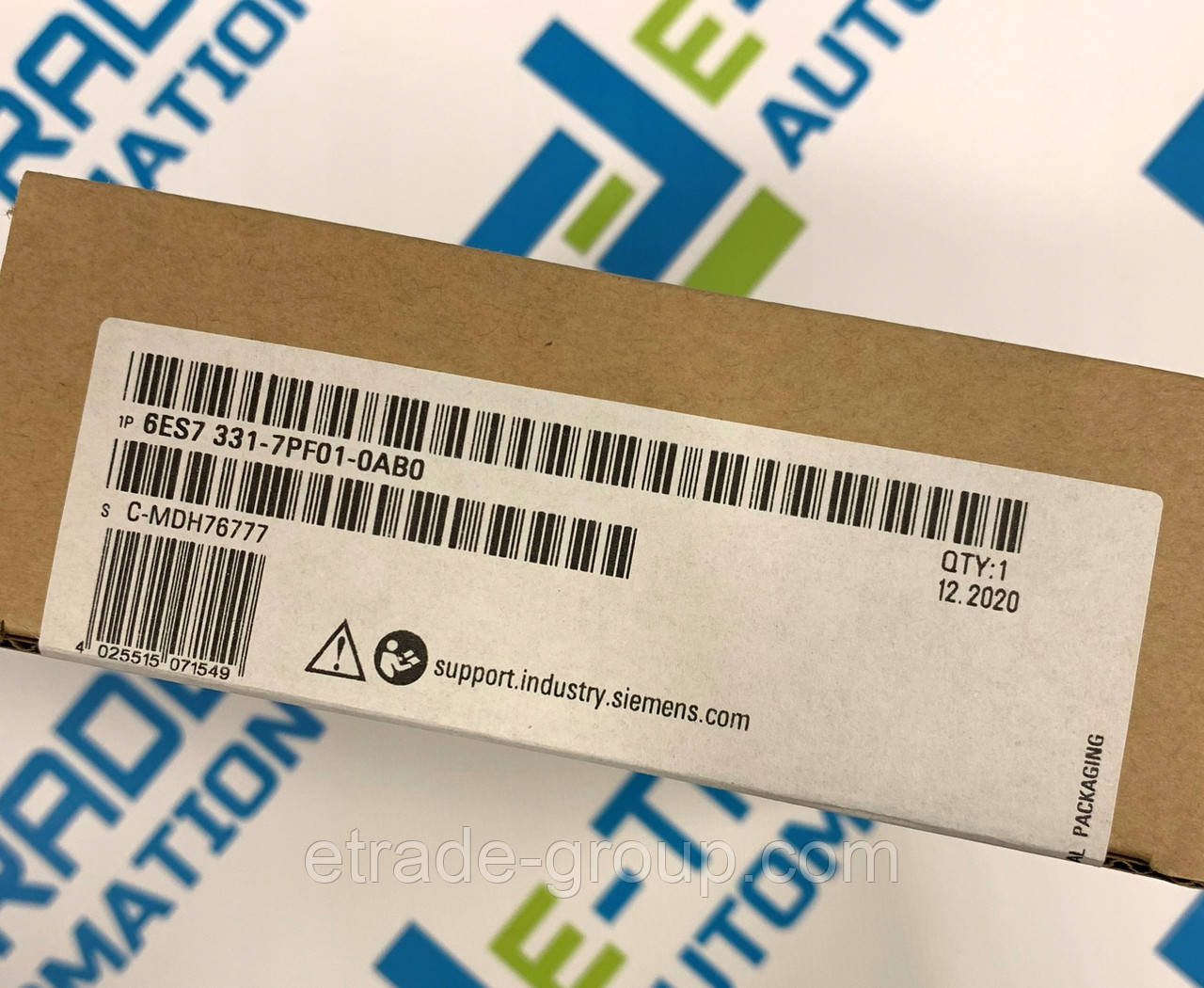Модуль Siemens 6ES7331-7PF01-0AB0 SIMATIC S7-300 (6ES7 331-7PF01-0AB0, 6ES73317PF010AB0), фото 1