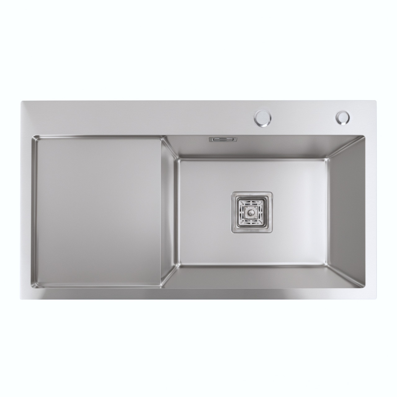 Мийка для кухні PLATINUM з нержавіючої сталі 780x430мм прямокутна 1мм PLS-A37438, фото 1
