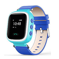 Дитячий розумний годинник Smart Baby Watch Q60 GPS, Блакитні / Наручний смарт годинник для дівчинки з gps трекером