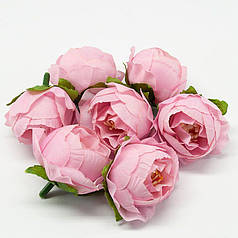 Бутон півонії 4 см, рожевий