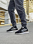 Чоловічі кросівки Adidas ZX 500 RM Blends Black Suede (чорні) молодіжні кроси демісезон J3465 top, фото 11