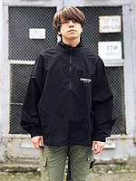 Ветровка молодежная Essentials Fear of God (черная) арт7496 легкая ветрозащитная классная куртка на молнии top