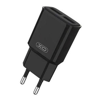 Зарядний пристрій XO 2хUSB 2.4A L92C Black