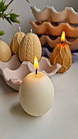 Свеча яйцо, пасхальная свечка, свеча в форме яичка