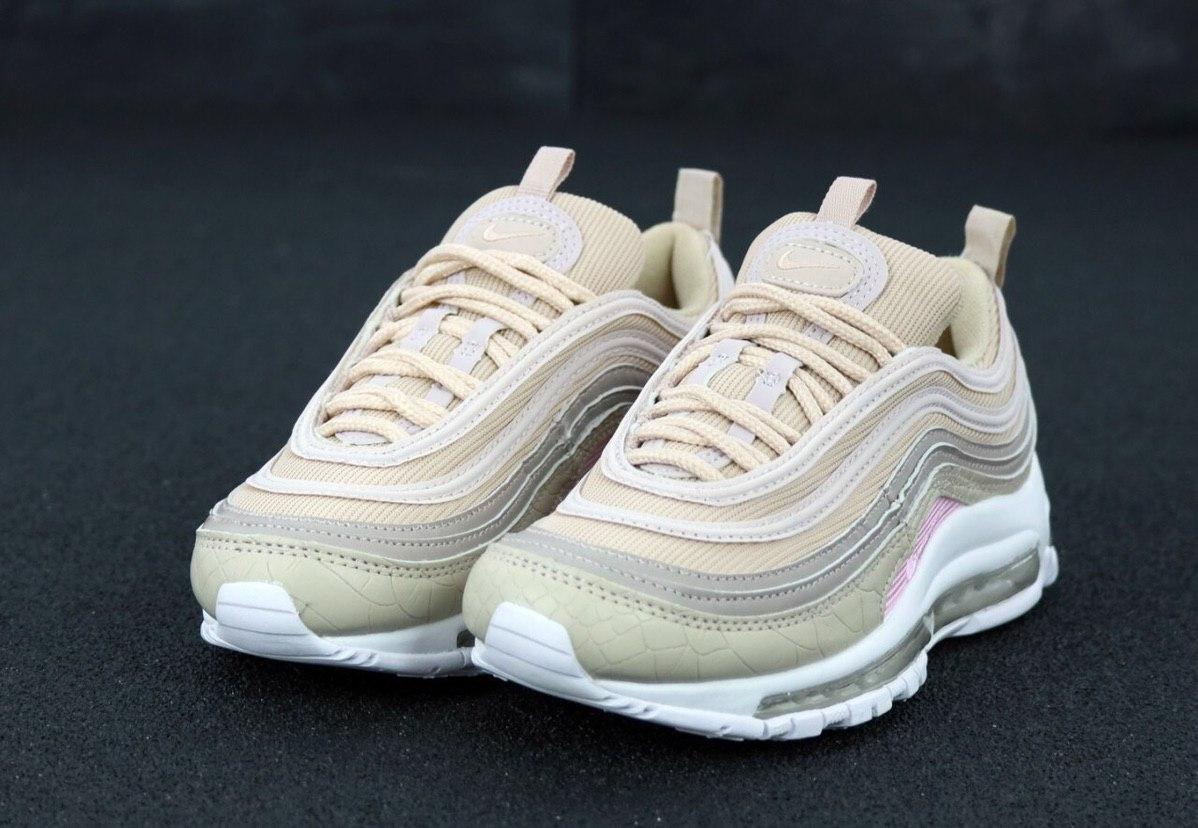 Жіночі бежеві Кросівки Nike Air Max 97