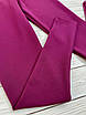 Жіночі лосини в рубчик фіолетові, зручні, спортивні, S-XL, фото 4